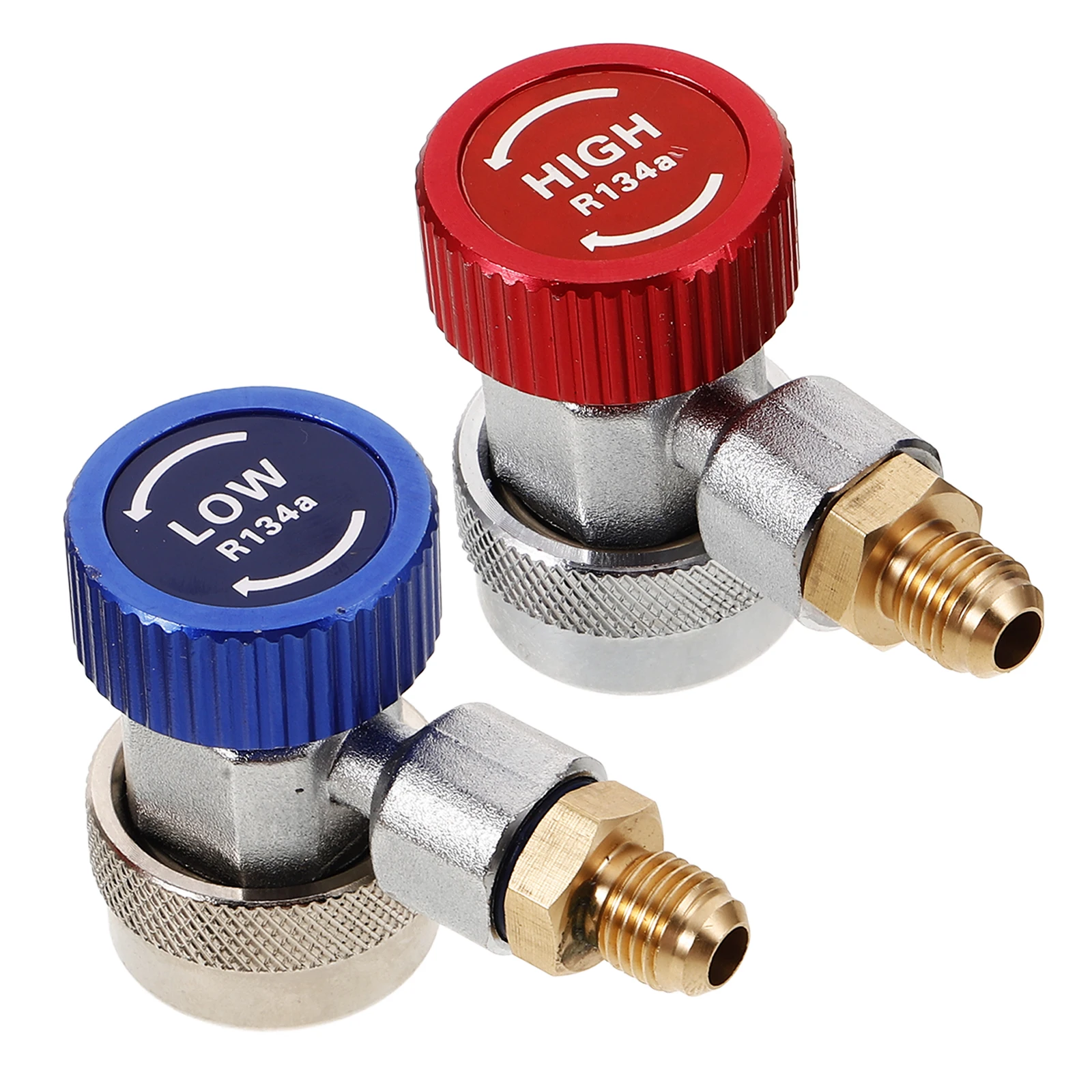 

R134a Quick Coupler Adapter Car Air Conditioning Tool Set Hvac Connector Manifold Gauge R134a High Low Sets Fits Service