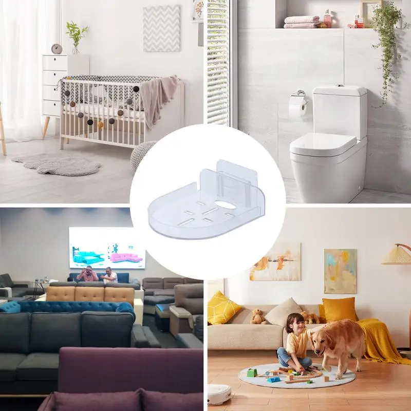 Security Camera Wall Shelf No Drill Camera Shelf Small Wall Shelf With Adhesive Security Cameras Small Floating Shelf No Drill