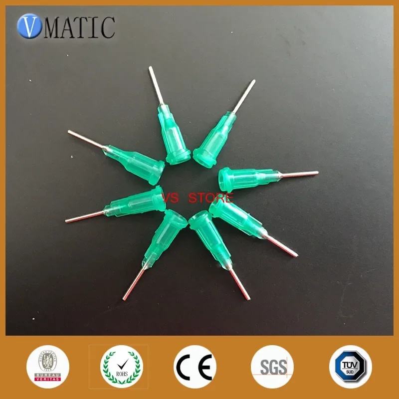 Gratis Verzending Best Selling 100Pcs Industriële 18G Groene Kleur Doseren Naalden Rvs Tips 1/2 Inch