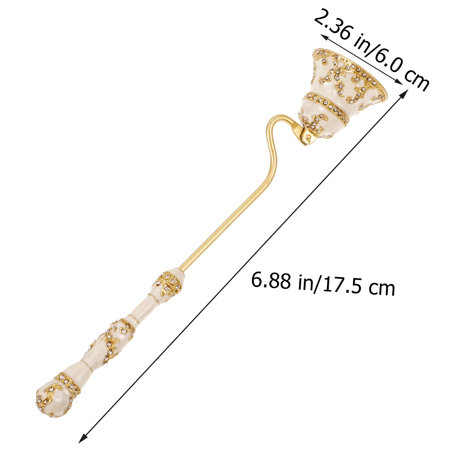 طفاية اللهب الممتازة من سبائك الزنك مع مقبض ممتد للشموع المعطرة، فكرة هدية للاستخدام المنزلي