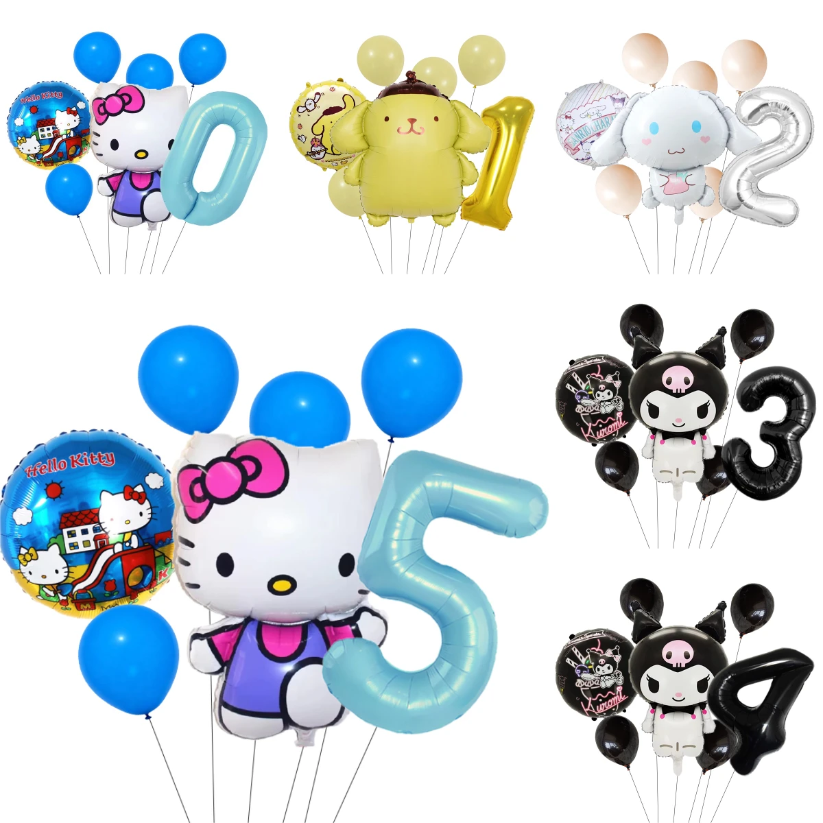 Lindo juego de globos de aluminio rosa para niños, decoraciones navideñas para fiesta de cumpleaños, accesorios para fotos de niñas, regalo, Baby Shower, bautizo, suministros DIY