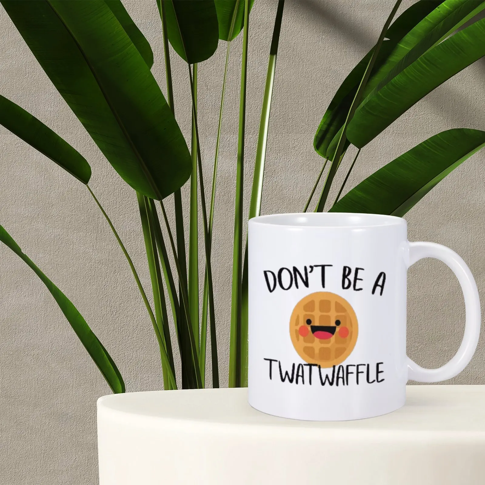 Don\'t Be A Twatwaffle Ceramic Coffee Mug Milk Tea Hot Water Drinkware Cup for Friend Coworker Family Woman Man Creativity Gift