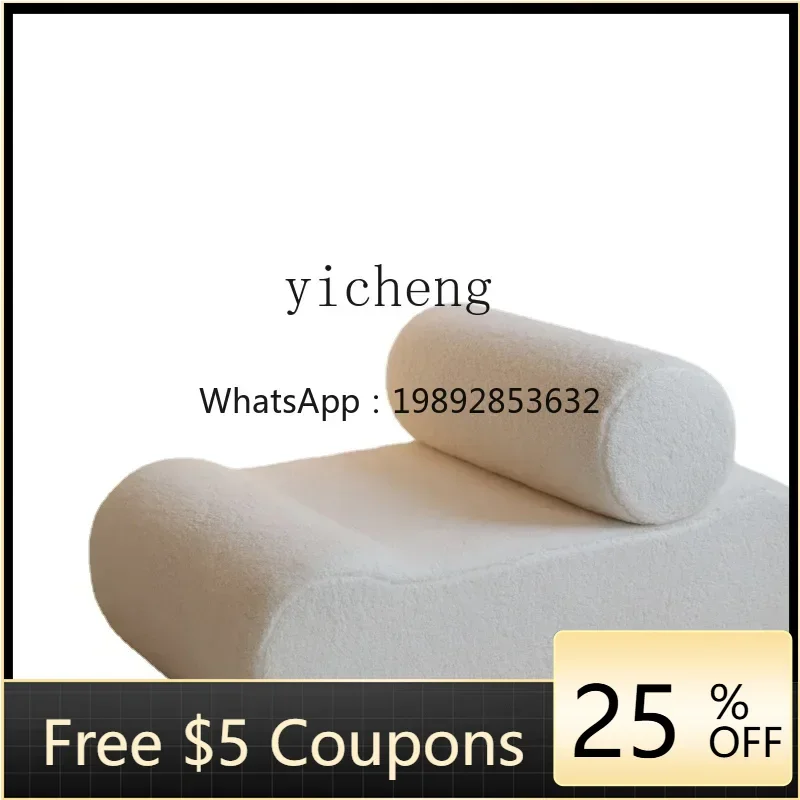 

1 Silent Cream Style Lambswool Single Sofa Leisure Chair Nordic Negotiation