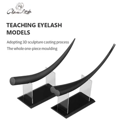 GLAMLASH Large Eyelash Extension Model with Base Display Teaching Training Demonstration Teach Beginer