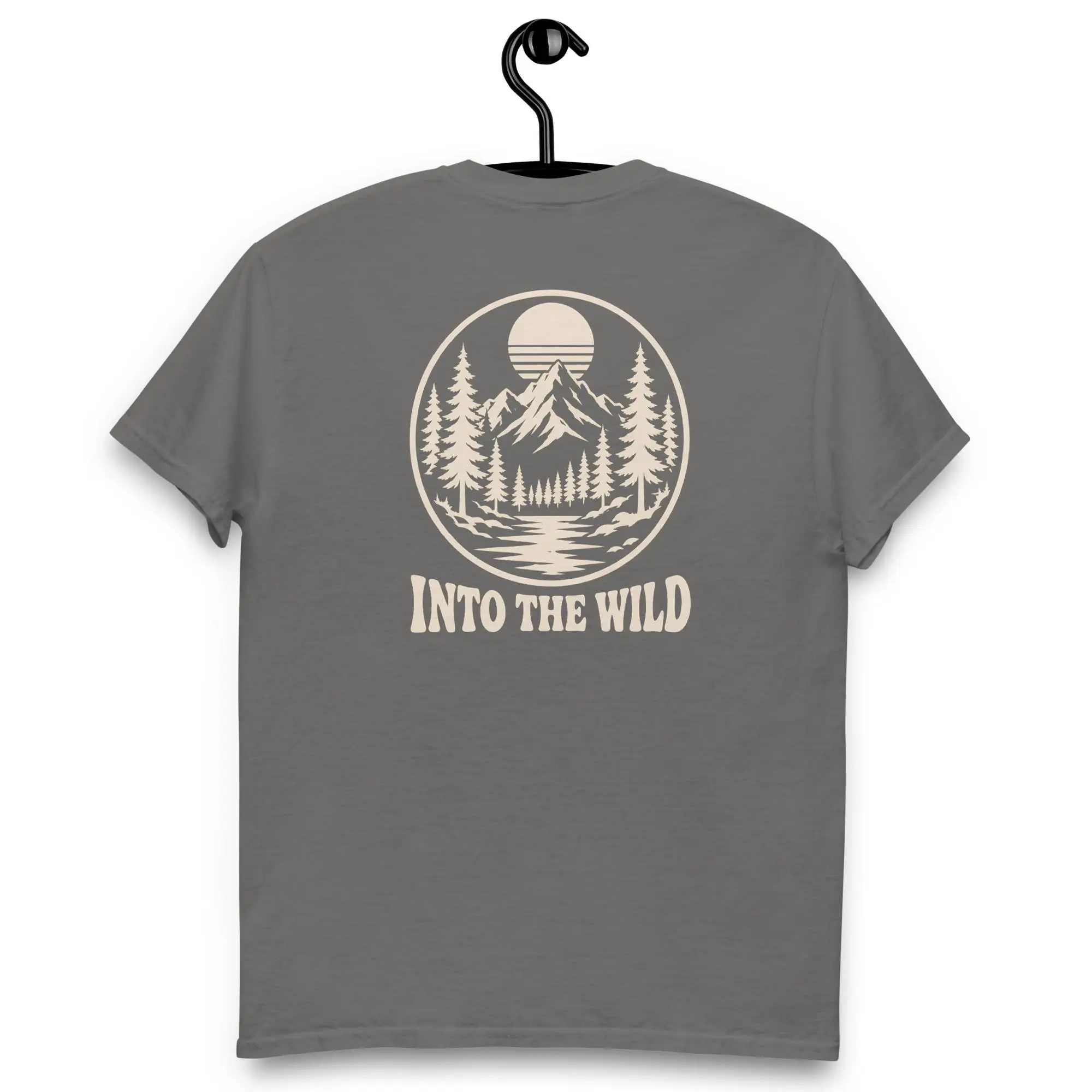 Nature Lover T-shirt T-shirt for After Camping and Hiking, Mountain and Wild Landscape Patterns, Suitable for Both Men and Women