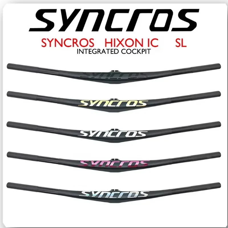 SYNCROS HIXON IC SL 15mm Mini RISE Carbon Bike Integrated COCKPIT MTB Handlebar Lightweight Enduro Bar With Gasket Accessories