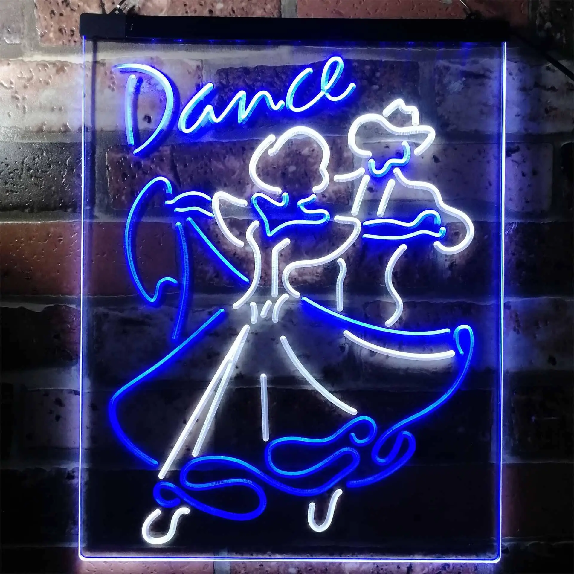 

Dance Tango Foxtrot Viennese Waltz Dual Color Led Neon Sign st6-i3166