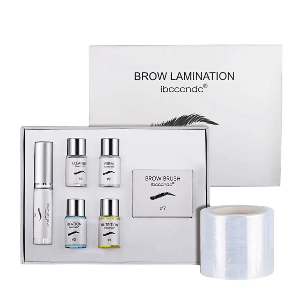 Trendy Eyebrow Lamination Kit for Brow Perming Brow Lifting DIY Brow Perm Brow Styling Girls Women makeup