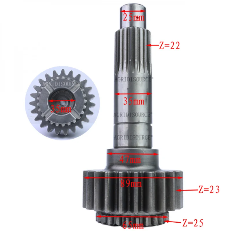 Tahan lama: TB704.373-03 Gearshift driven shaft untuk Foton lotol suku cadang traktor pertanian suku cadang mesin pertanian