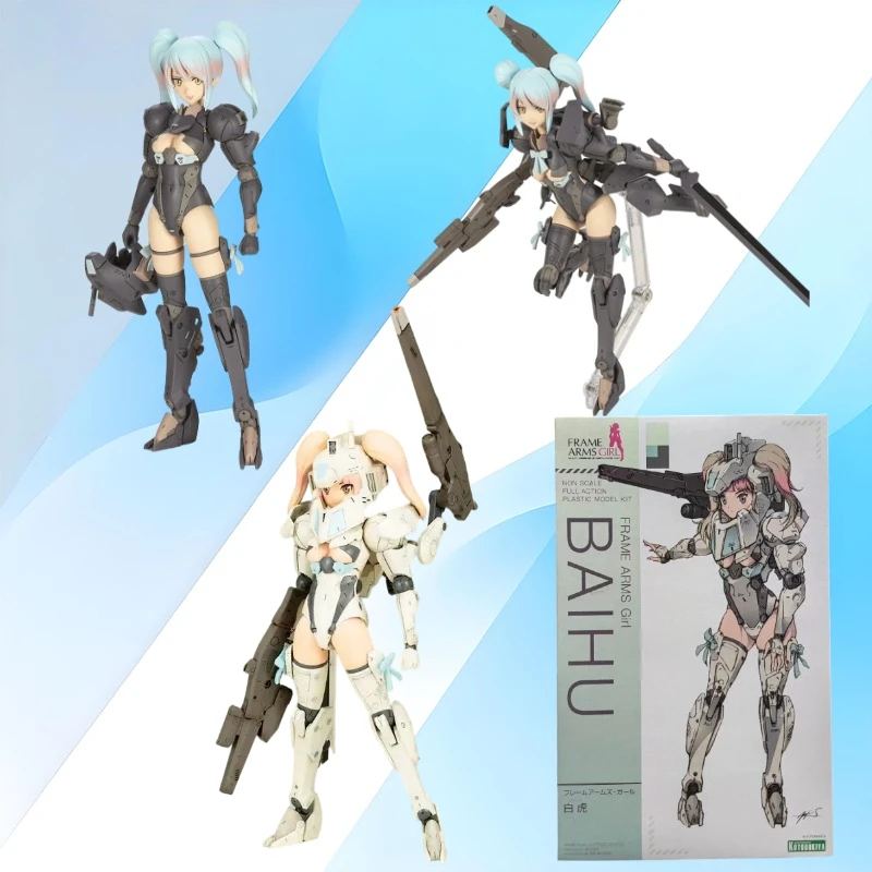 

Original Kotobukiya Anime Action Figure Frame Arms Girl BAIHU YINGHU Assembly Model Kit Collection Toy Gift for Children