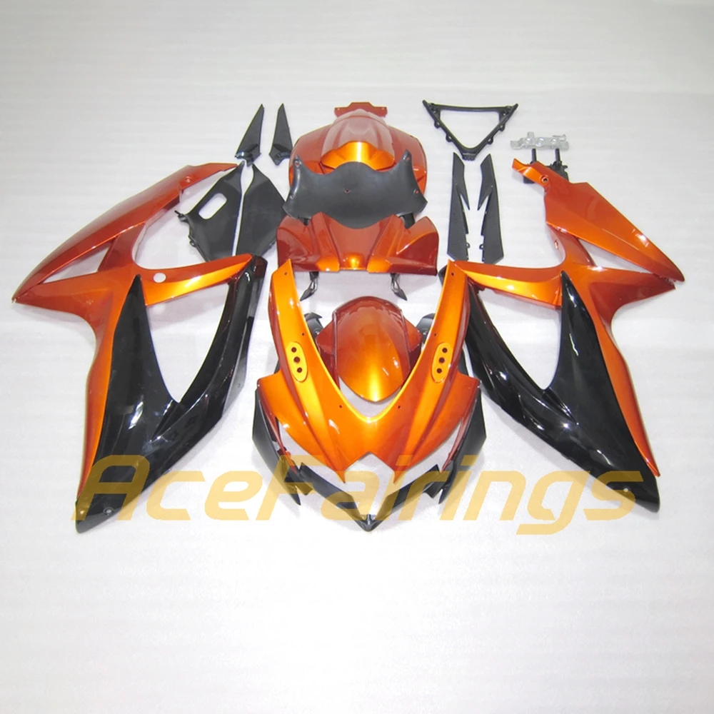 Complete kuipset 2008 2009 2010 GSXR 600 750 vervangende carrosserie onderdelen set kuipkit voor 08 09 10 Suzuki GSXR600 GSXR750 ABS plastic - afbeelding 1