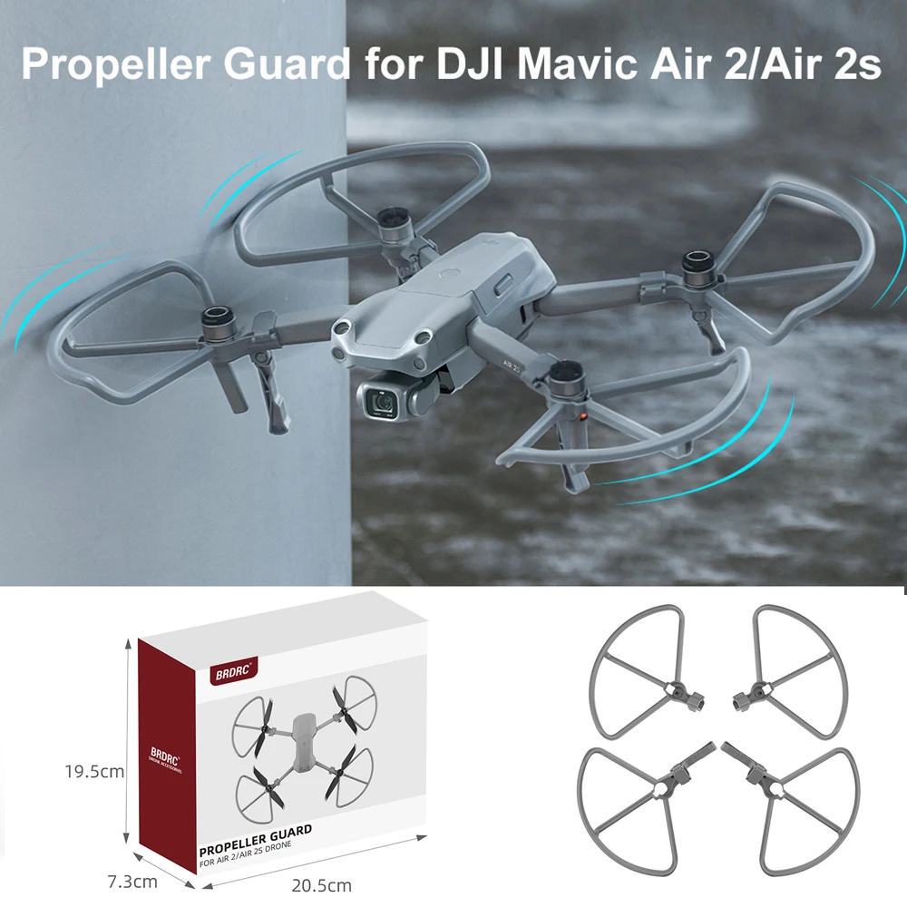 واقي المروحة لـ DJI Mavic Air 2/Air 2S الطائرة بدون طيار معدات الهبوط القابلة للطي غطاء حماية سريع التركيب لملحقات mavic air2