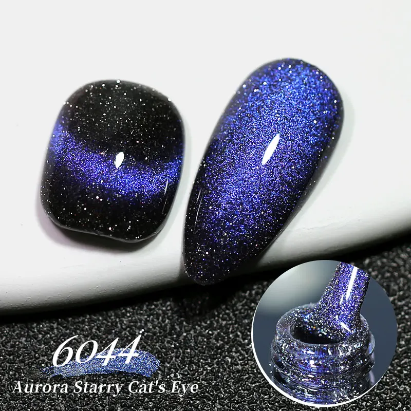 Arte Clavo 10ml Reflektierender Aurora Starry Cat Eye Gel-Nagellack Funkelnder Laser-Spar Magnetischer Gel-Nagellack Nageltechniker-Zubehör Großpackung – Detail 2