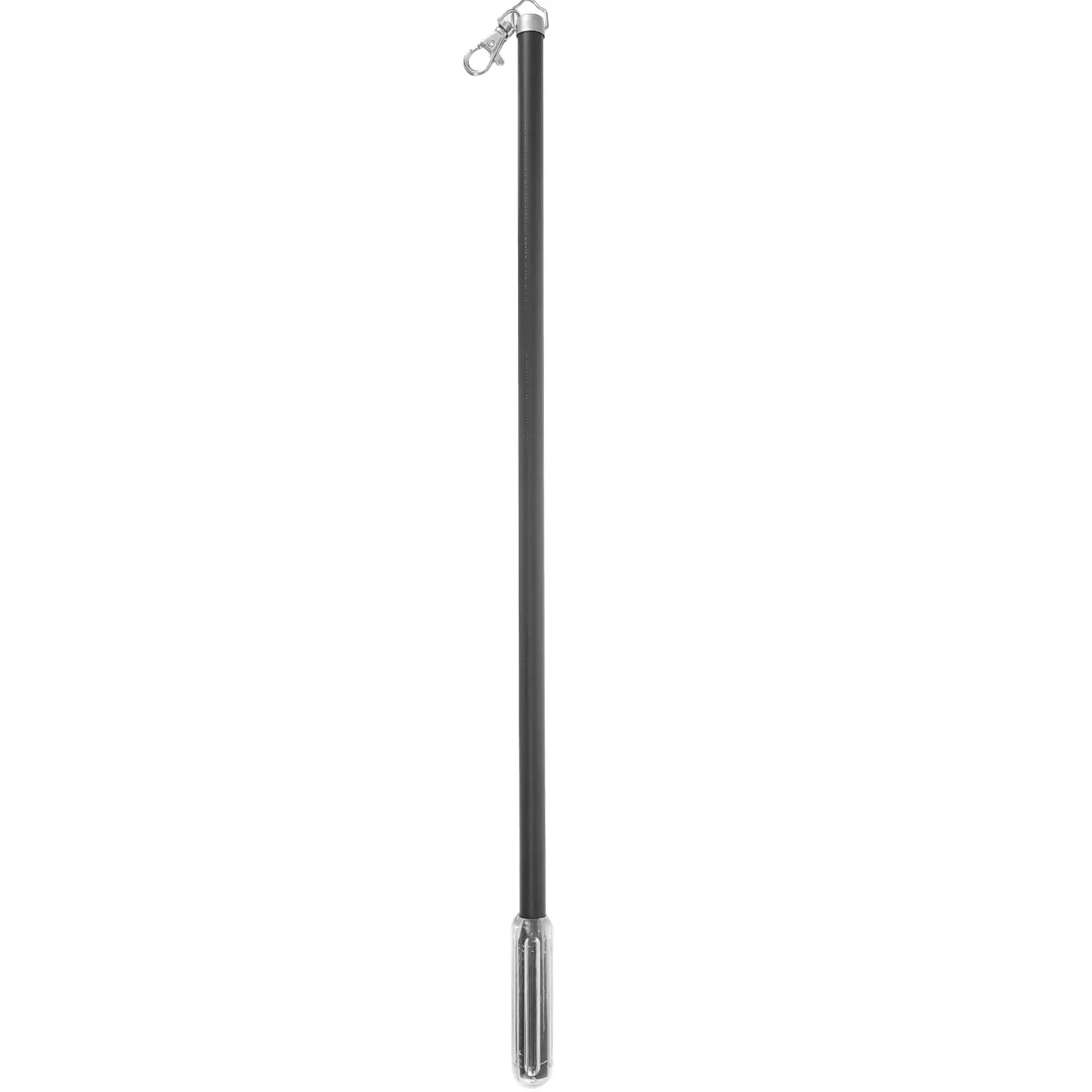 

Aluminum Curtain Rod 50cm Black Manual Sliding Lightweight Stylish Easy Operation Plastic Not Rust Modern Window Decor