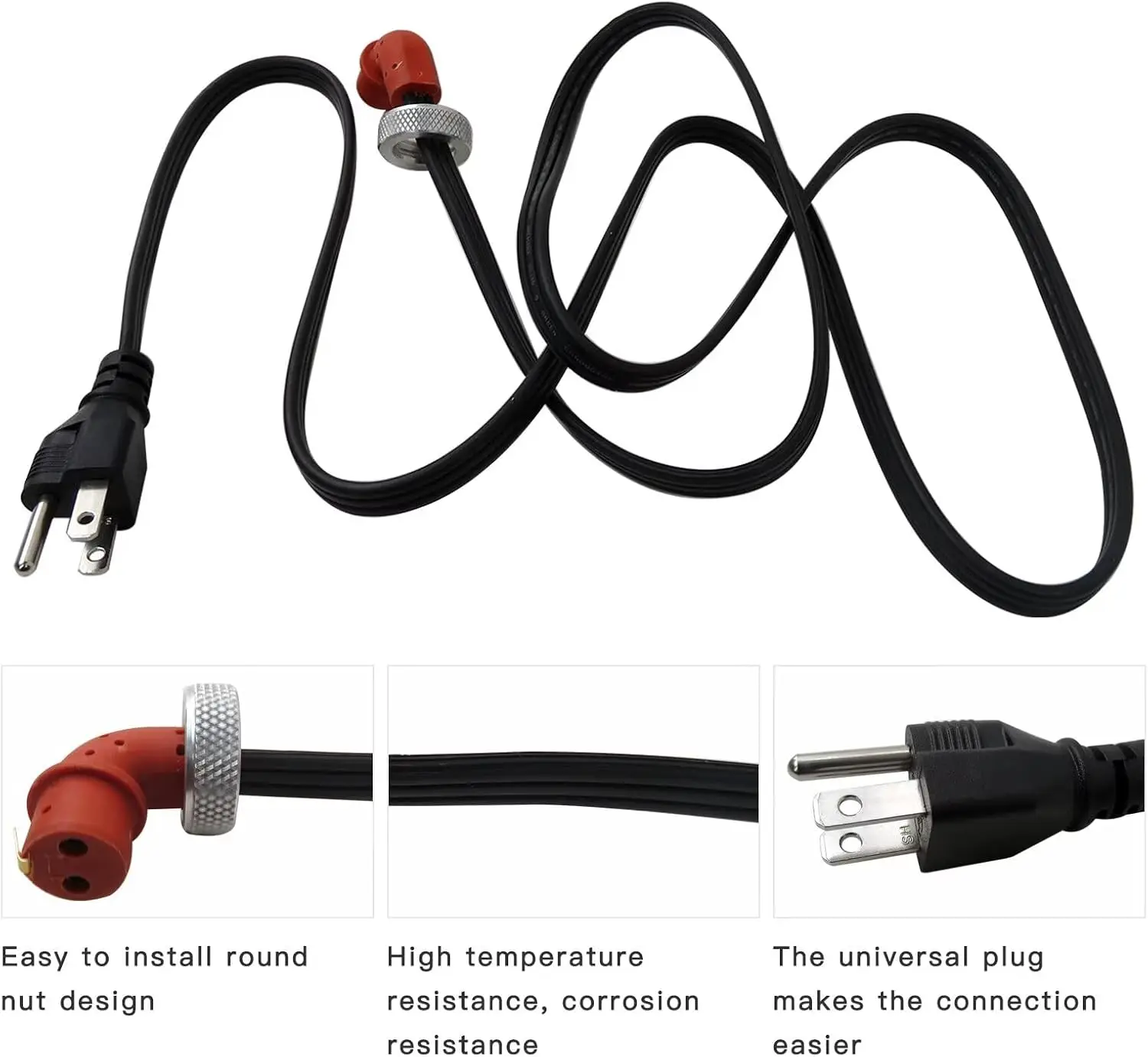 سخان وسلك كتلة 1.8 متر لـ 2020-2023 الكمون 6.7 لتر 2500 3500 بواسطة BLUE ELF