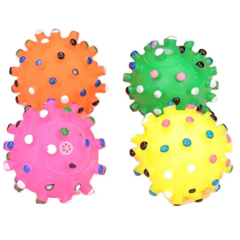 Bite-resistant Pet Dog Toy Rubber Ball Beef-flavored Elastic Ball To Prevent Dog From Destroying Things Dog Training Supply