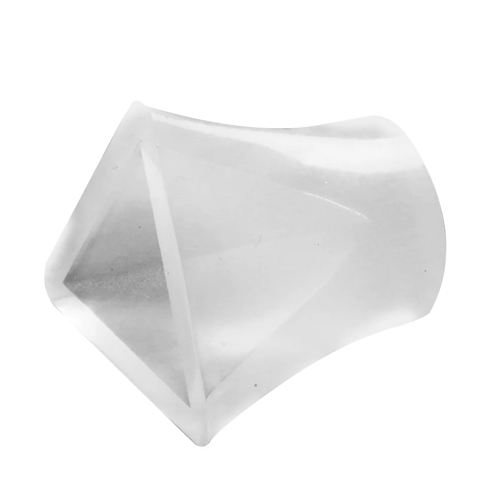 60 Mm Jewelry Making Molds Resin for Craft Silicone Casting Crystal Reusable Triangular