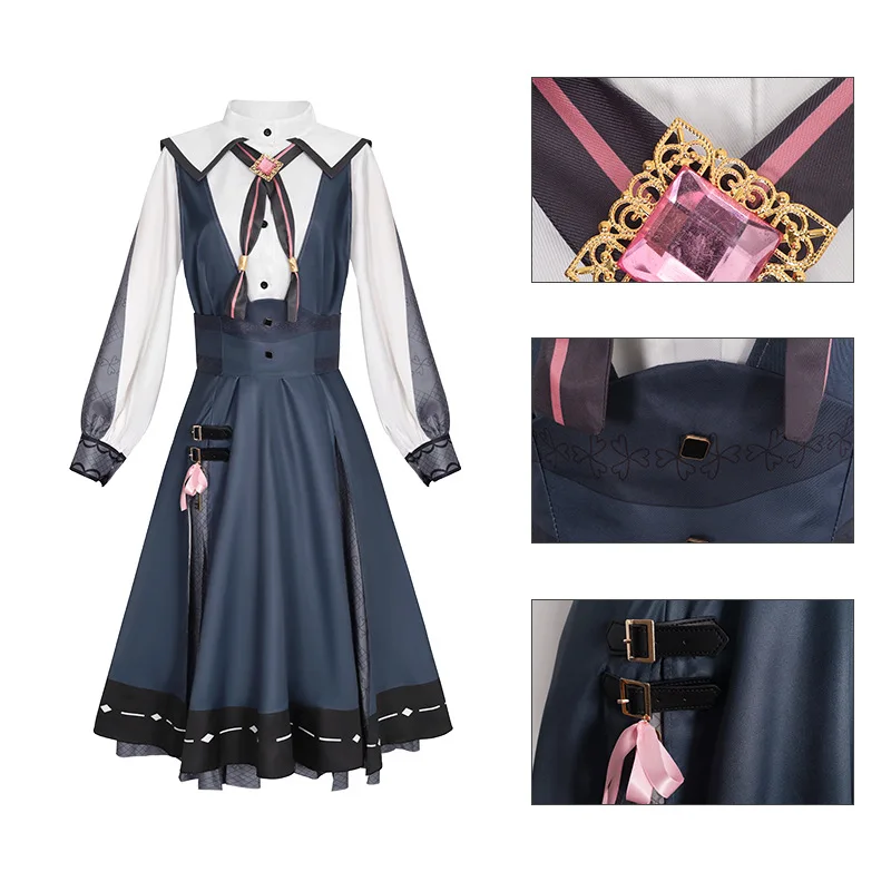 المزيد من القفز المزيد موموي إيري تأثيري لوليتا حزام تنورة زي شعر مستعار مشروع Sekai المرأة فساتين راقية الملابس اليومية بدلة الهالوين