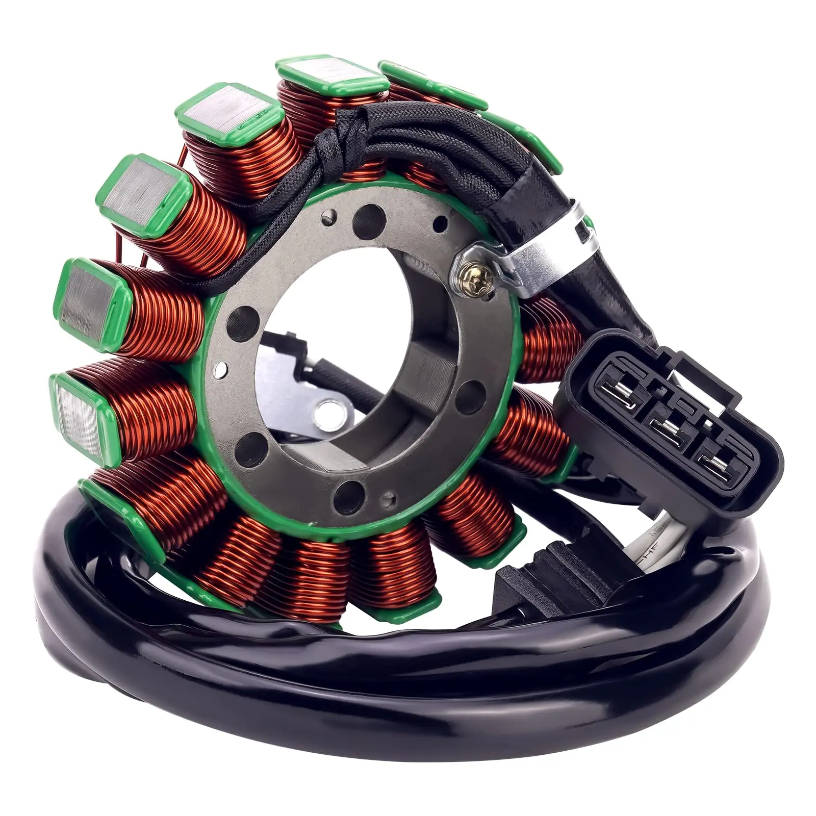 28P-81410-01-00 28P-81410-00 Stator Coil For Yamaha YFM700 Grizzly 700 EPS, YFM 550 Grizzly 550 2009-2015 YFM 700 KODIAK 23-24