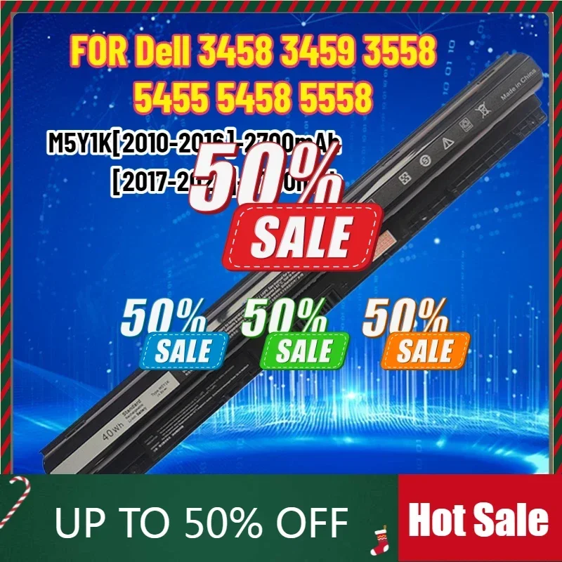 SWZY  14.8V M5Y1K Battery for Dell Inspiron 14 15 17 5000 3000 Series 2010-2016 5559 5558 3551 3451 3558 I3558 3567 5755 5756 54