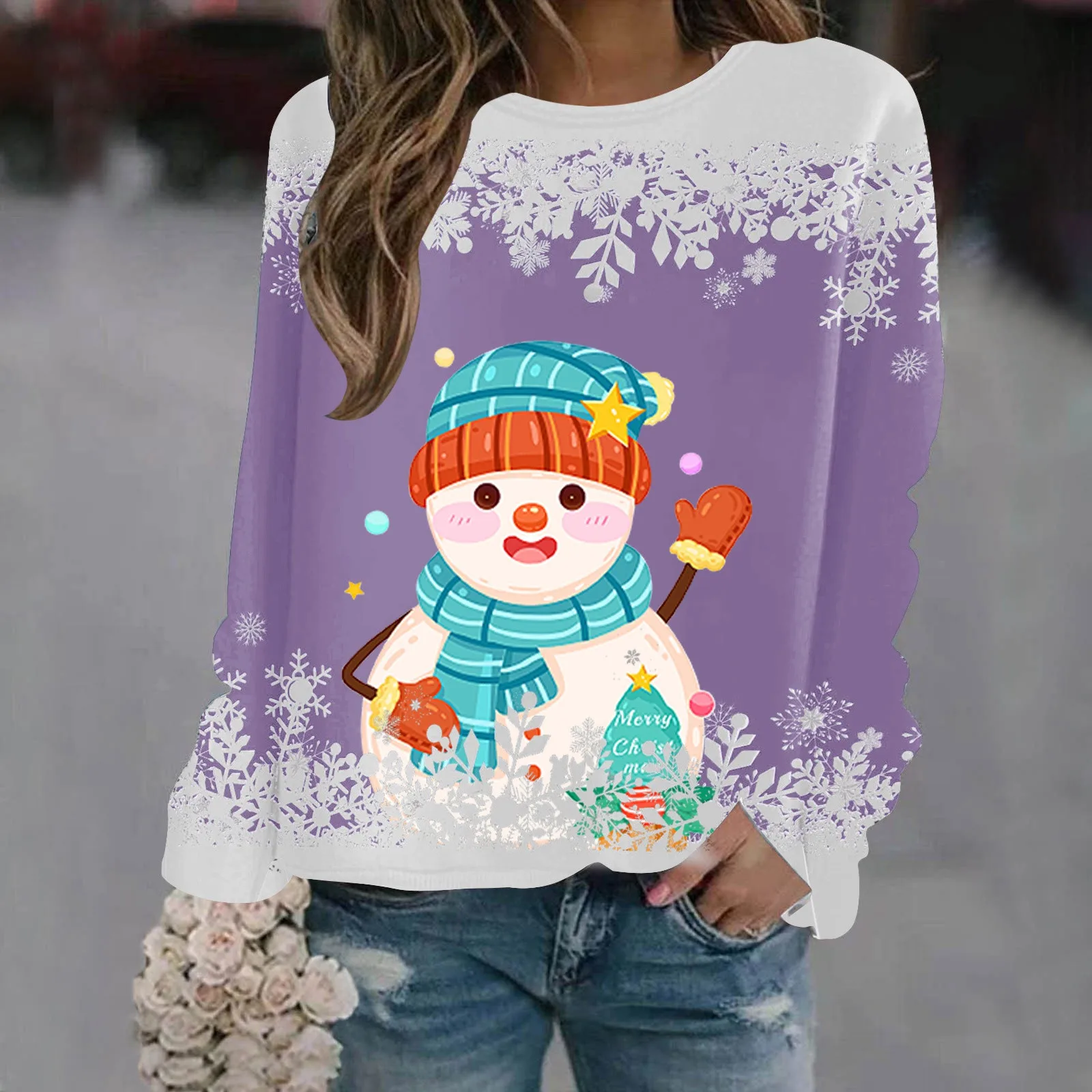 

Autumn Christmas Sweatshirts Reindeer 3D Print Oversized Hoodie Women Streetwear Long Sleeve Pullovers Y2k Hoodies Girl Clothing