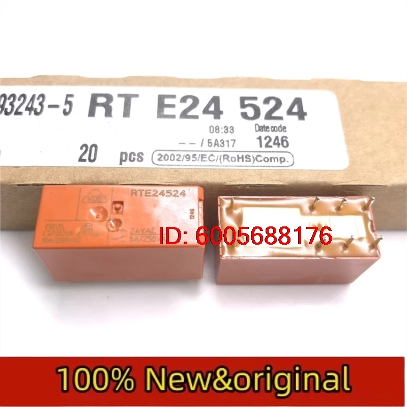 10PCS The Relay:RTE24524 24VAC Original & Brand New