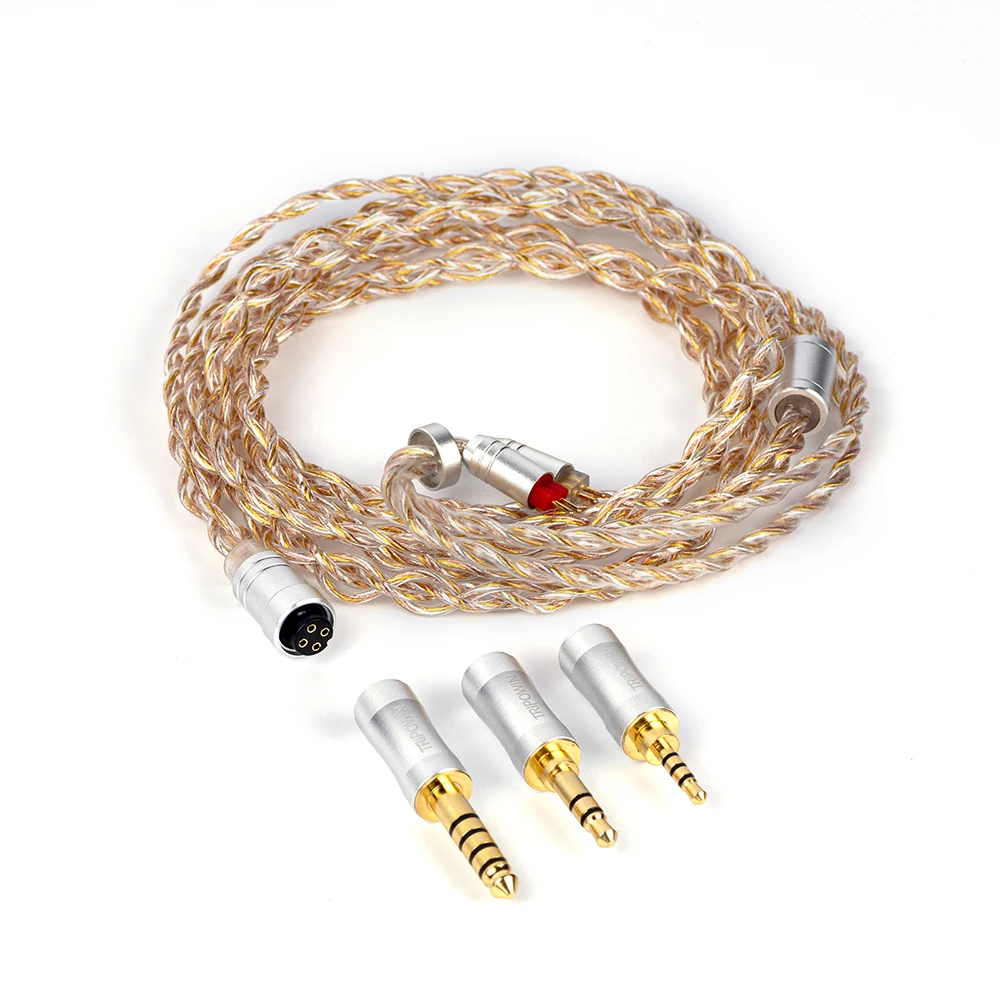 

Tripowin Petrichor 26AWG Upgraded Replacement Detachable HiFi Audio Cable Balanced 2.5mm 3.5mm 4.4mm Mele Zonie Olina