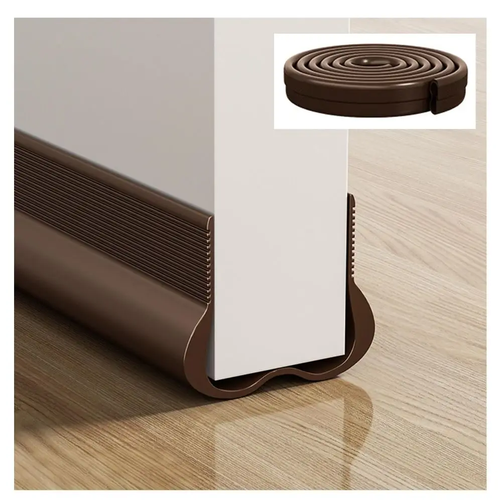 

Уплотнительная лента длиной 93 см под дверью, гибкая ПВХ клейкая изоляционная лента для трещин двери, звукоизоляционная шумоизоляция