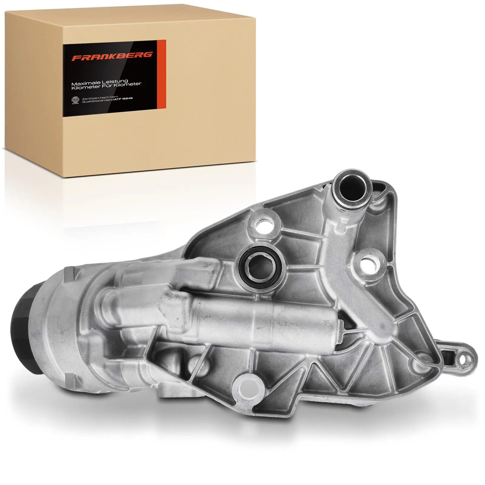 Frankberg 1x Oliekoeler + Oliefilter voor Alfa Romeo 159 Brera Spider Opel Astra J Insignia A 2.0L 650067 55578737 93191745 55595533