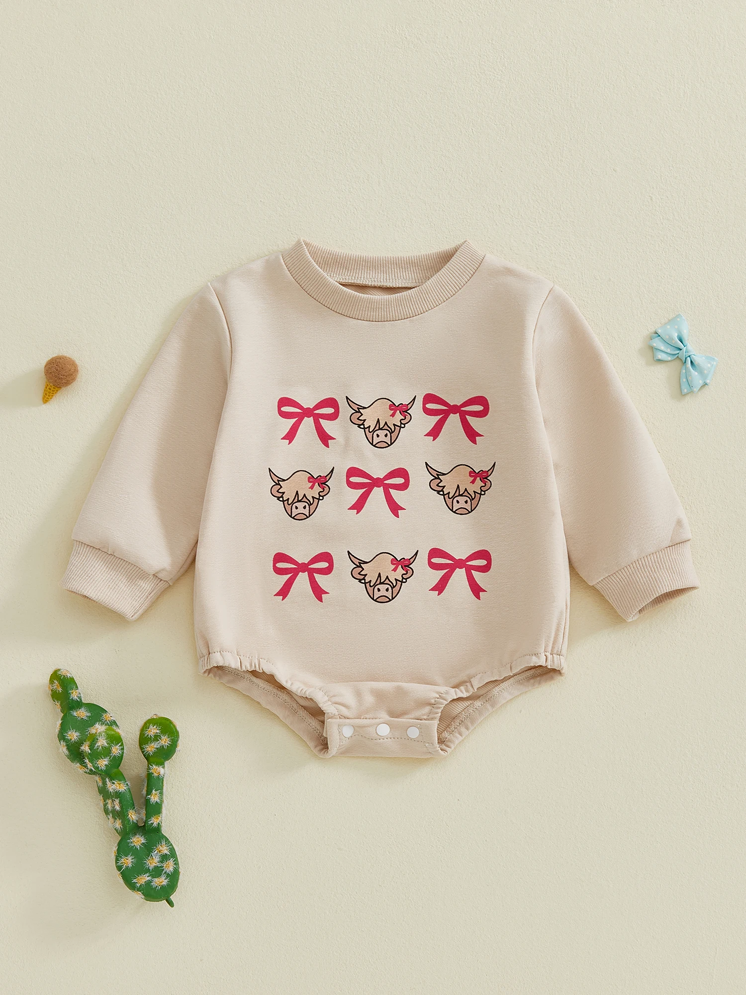 طفل رضيع كاوبوي وزرة الدنيم روديو الحصان طباعة طويلة الأكمام بذلة النمط الغربي الشتاء الخريف الزي ملابس لطيف