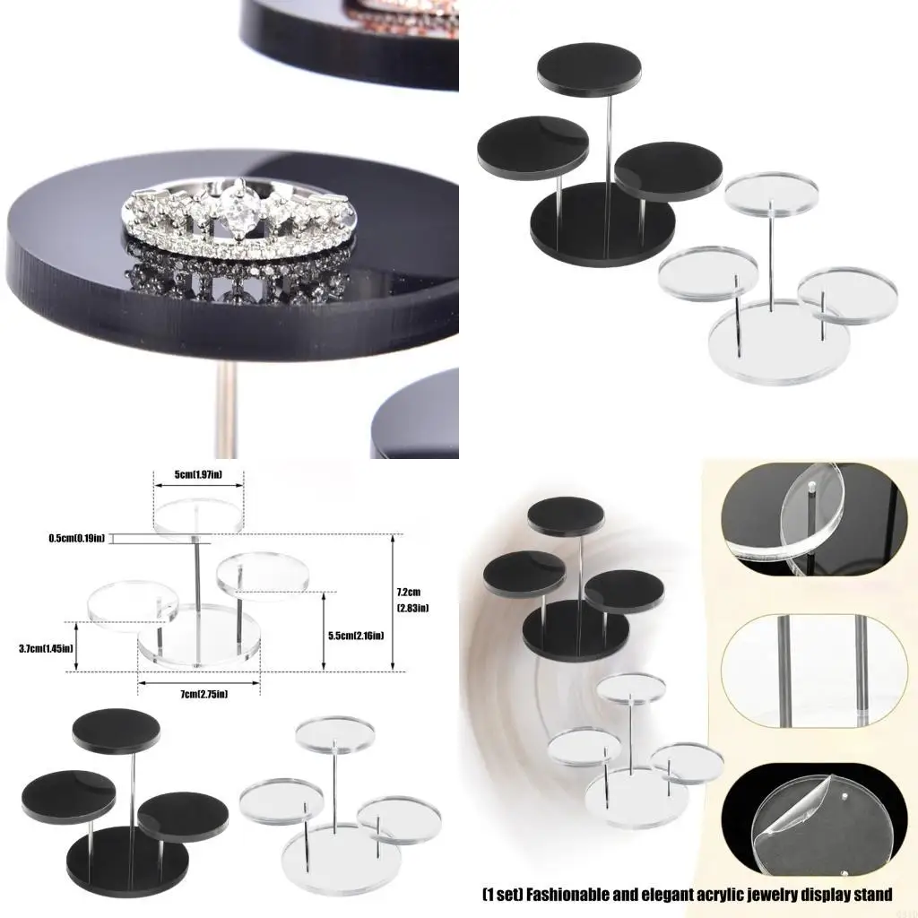 Multifunctional Acrylic Jewelry Stand Multi Layer Jewelry Organizers For Professional And Use