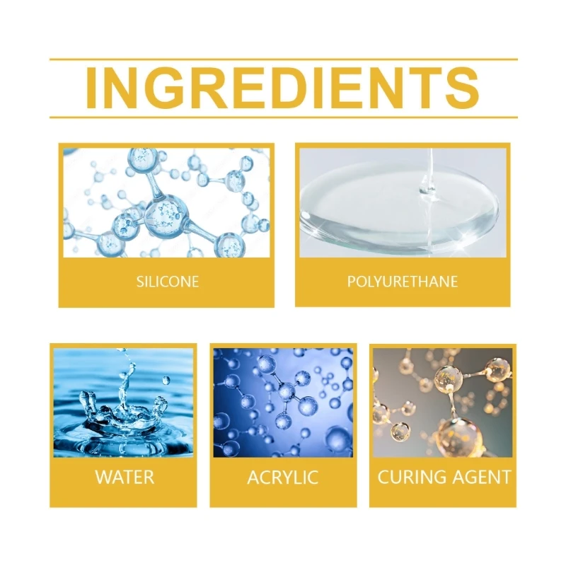 عامل شفاف مقاوم للماء 5.29 أونصة، عامل طلاء مقاوم للتسرب لسقف البلاط