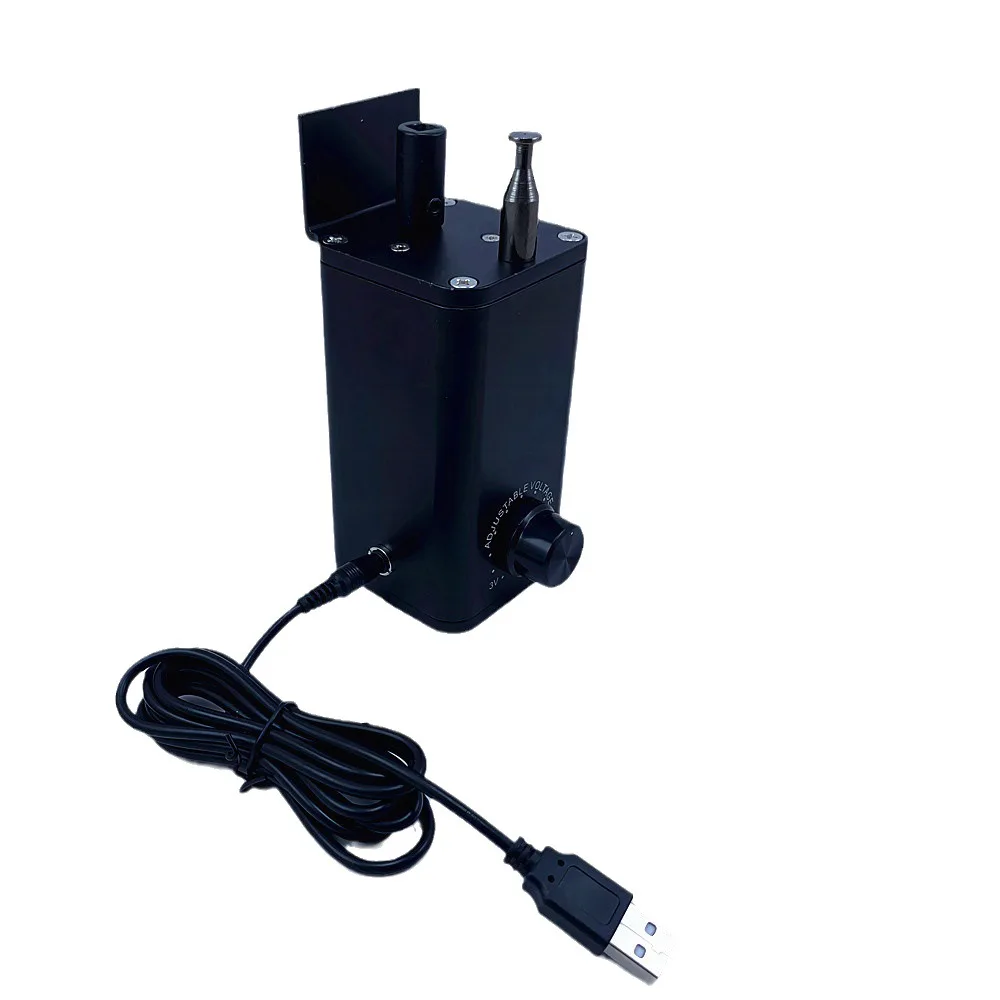 ポータブルバーベキューロティサリーモーター 5V-12V 調整可能な速度高トルクバーベキューグリル USBケーブル付き キャンプやキッチン用