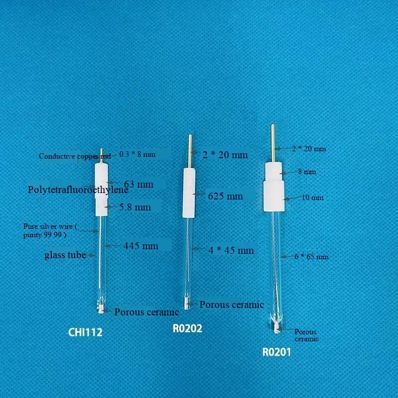 Non mercury ion electrode Ag Ag+silver silver ion reference electrode organic system experiment