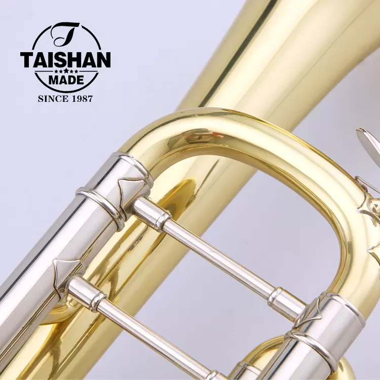 Chinese Brass Bell Gold Lacquer Color 7C Trumpet Mouthpiece Musical Instrument Accessory For Professional Musicians Use