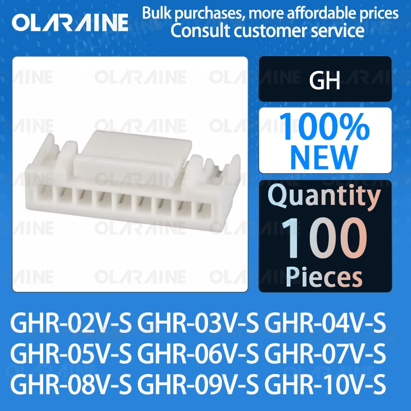 

100Pcs GHR-02V-S GHR-03V-S GHR-04V-S GHR-05V-S GHR-06V-S GHR-07V-S GHR-08V-S GHR-09V-S GHR-10V-S GHR-11V-S GHR-12V-S Connectors