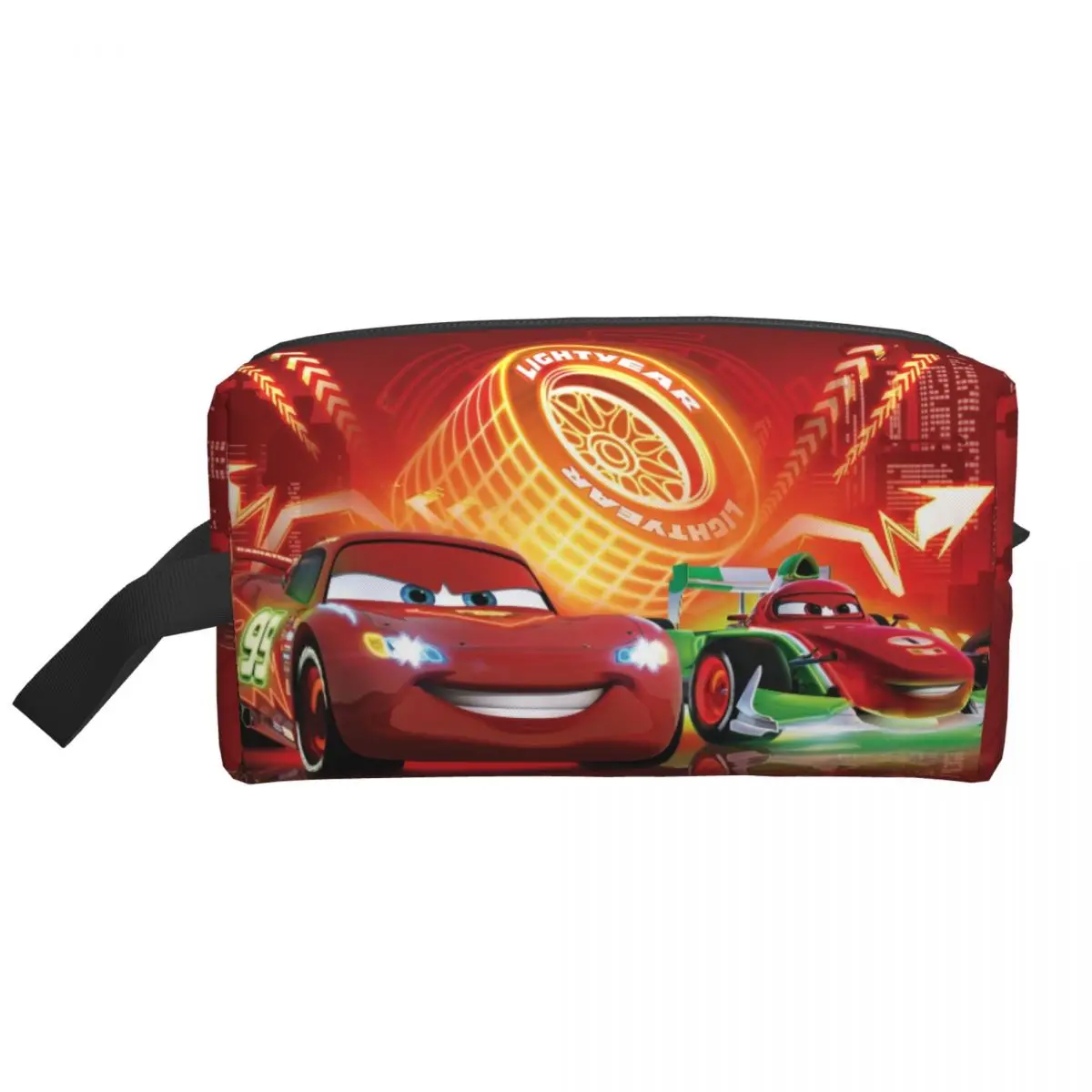 

Custom Cars Racing Friends Makeup Bag for Women Travel Cosmetic Organizer Fashion Storage Toiletry Bags