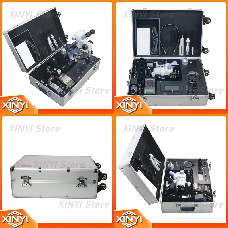 Hot Sale Portable Gem Identification Suits with 20 Kinds of Gemological Instrument