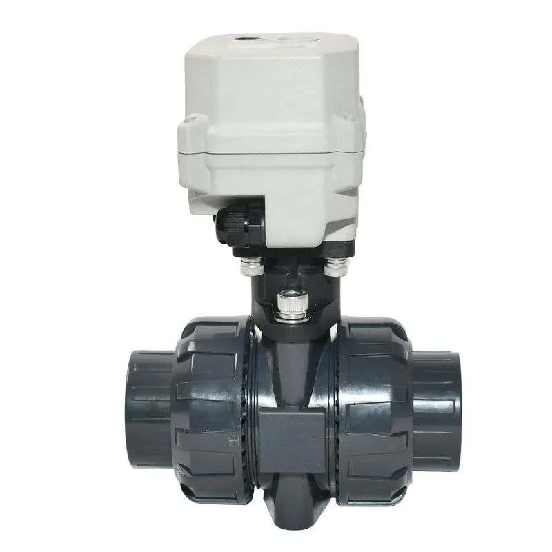 Small mini electric UPVC valve CR202 DC 12V 24V N/O normally open 2-way air electric two-second quick opening valve