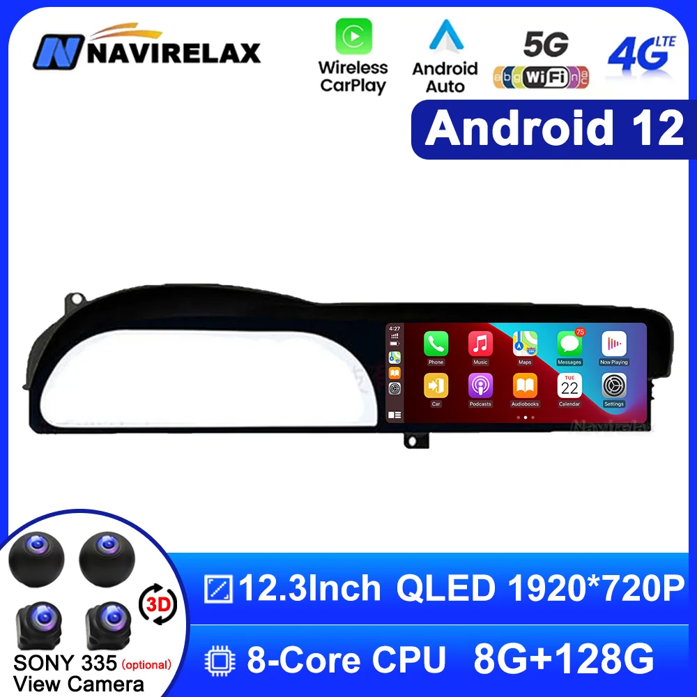 

12.3 Inch Android 12 For Benz CL W221 W216 2005 -2013 NTG 3.0 3.5 Car Multimedia System Auto Stereo Radio Video GPS Navigation