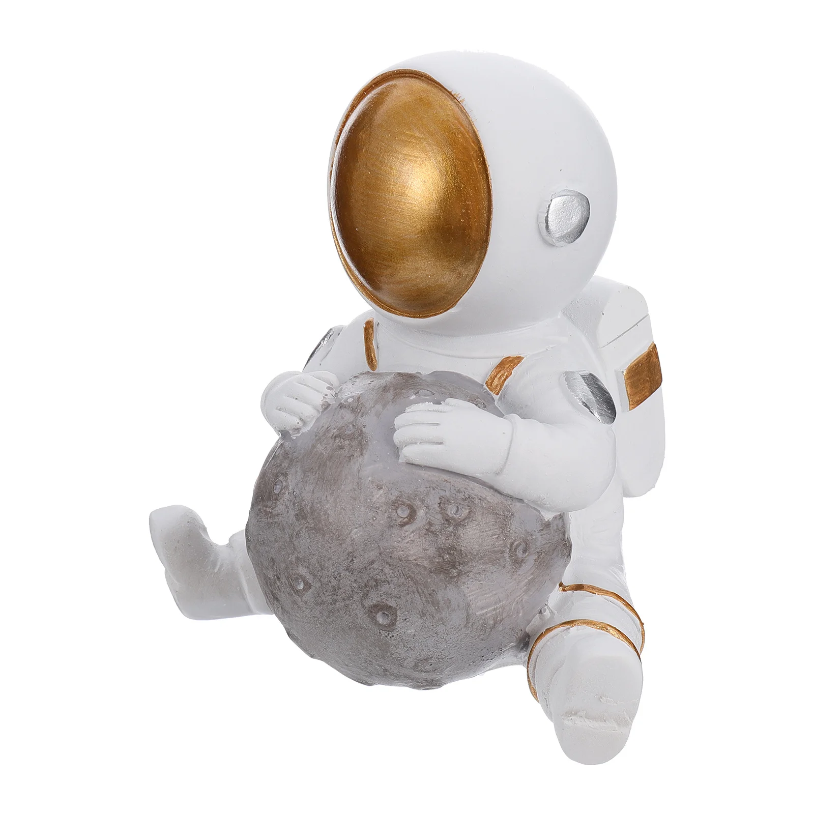 

Astronaut Resin Sculpture Cute Decor for Home Stylish Atmosphere Safe Exquisite Workmanship Lovely Photos