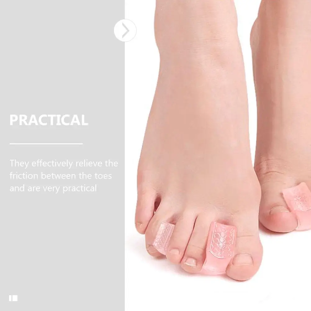 

6Pcs Toe Separators for Overlapping Toes Bunion Hallux Valgus Relief Foot Care Tool Comfortable Long Wear