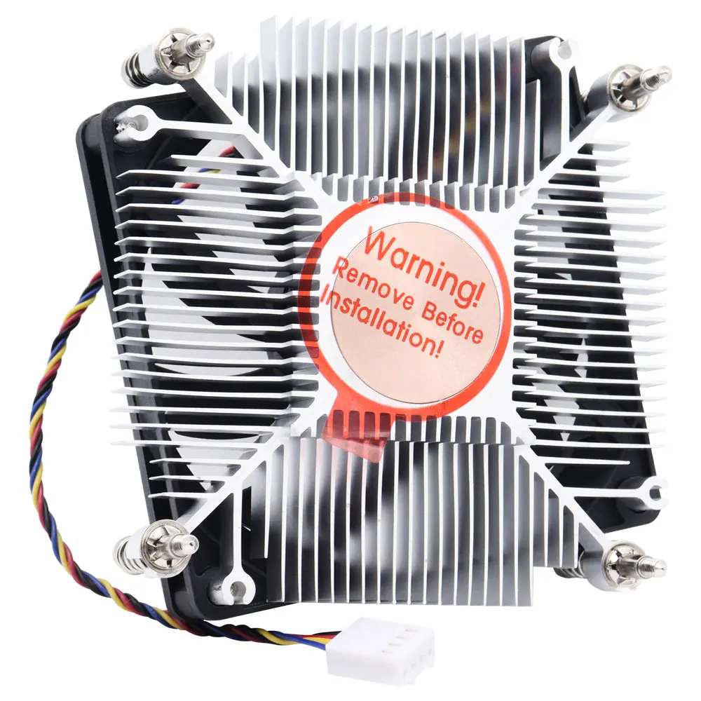 27mm ultra-thin CPU Cooler HTPC thin itx all-in-one radiator 1U server Intel 115X 1155/1156 PWM CPU fan