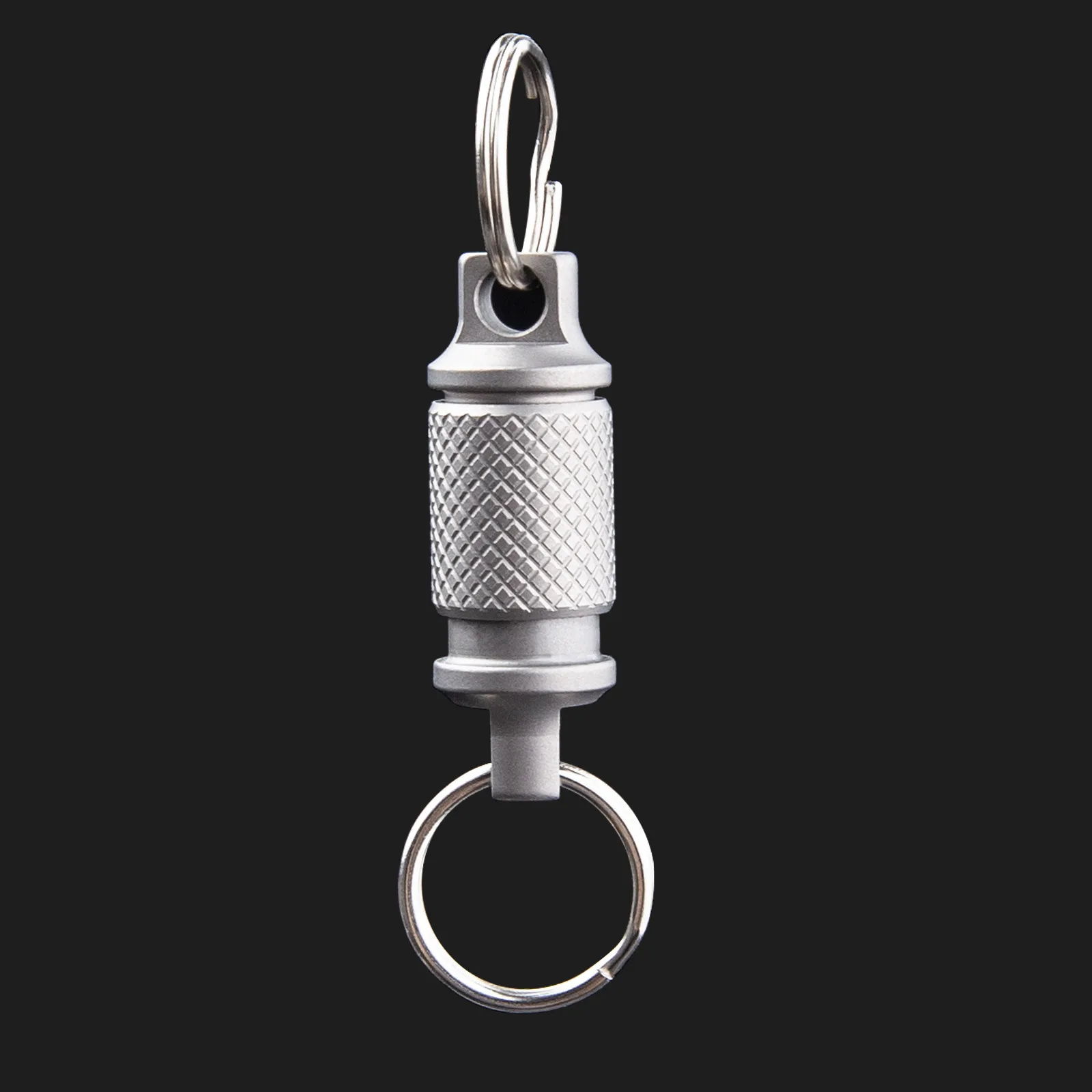 Super lekki TC4 Titanium Men Alloy brelok wysokiej jakości Quick Release Mini CAR Key Chain wygodny odpinany breloczek