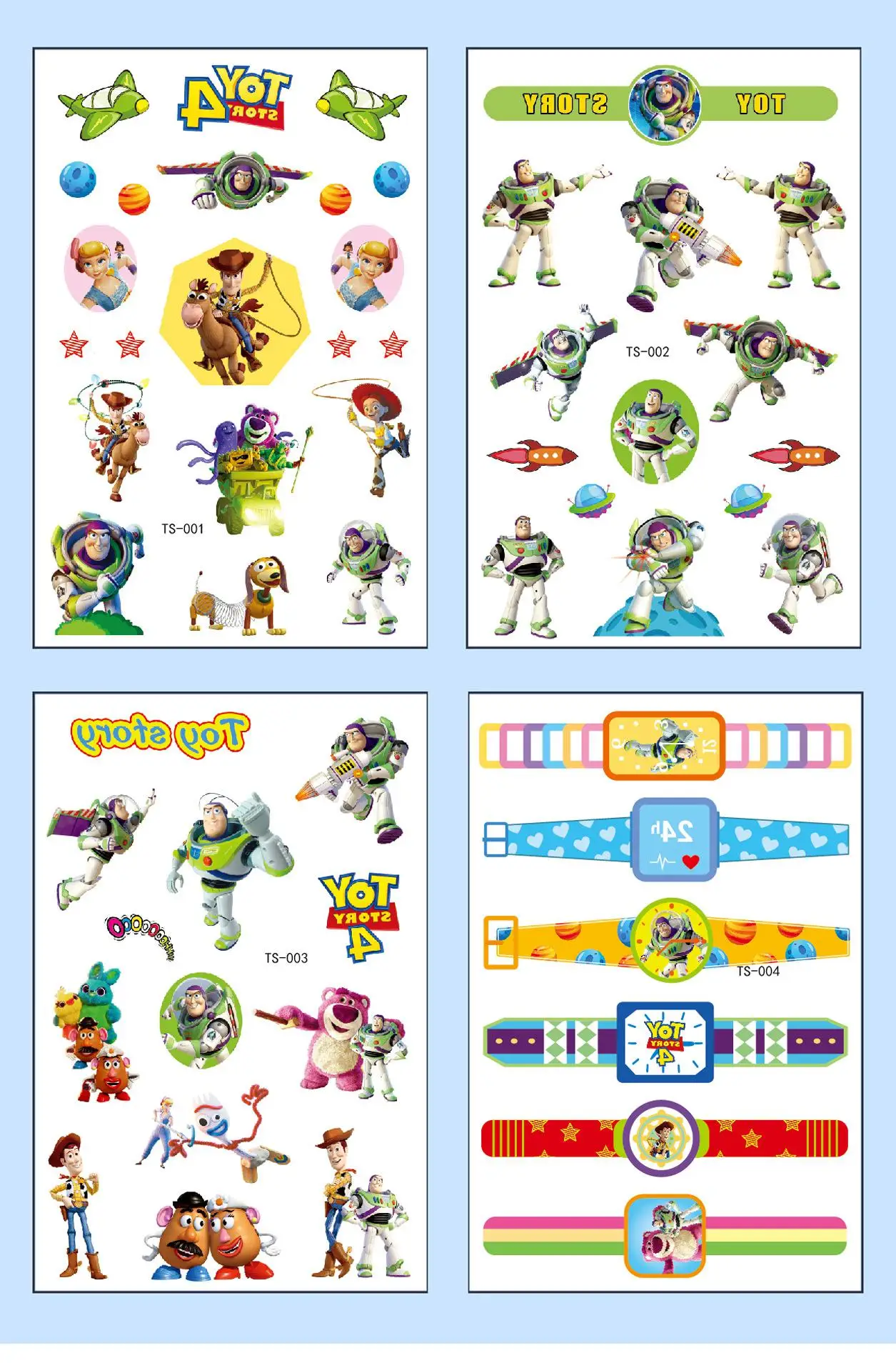 4 Teile/satz Disney Prinzessin Sofia Stich Tattoo Aufkleber Einhorn Gefrorene Autos Cartoon Tattoo Aufkleber Für Geburtstag Geschenk – Detail 10