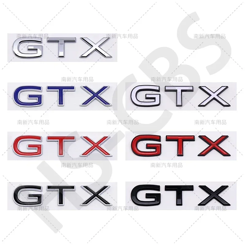 ABS GTX Badge Emblem Sticker Rear Trunk Decal Door Luggage For ID4 ID3 ID5 ID6 Car Styling GTX Logo Accessorie