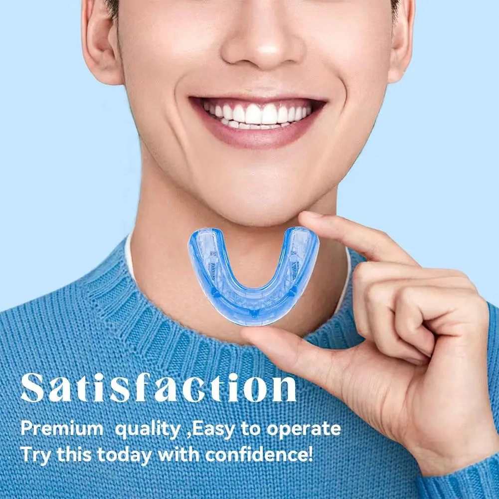 Adjustable Anti Snoring Mouthpiece for Men And Women Screw-Adjustable Anti Snore Device Night Teeth Retainer Mouthguard Sleep Ai
