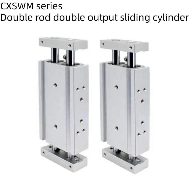 CXSWM/CXSWL series Double linked double rod pneumatic cylinder CXSWM10-10 CXSWM16 CXSWM20 CXSWM25-10 CXSWL10-10 CXSWL16/20/25/32