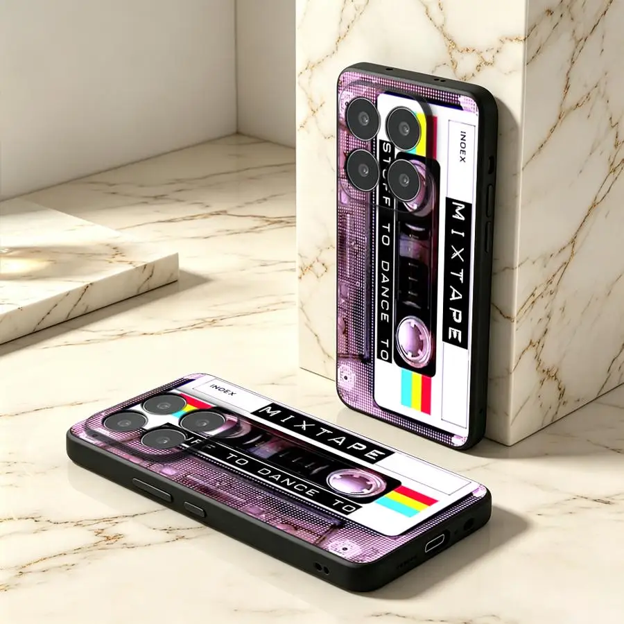 Soft Cover Phone Case for Honor 400 600 X7a X6d Play10 X8a X5c X9D X7b X8d X9b X9a X9C X7d X8b Pastel Rainbow Cassette