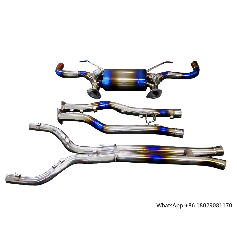 

Catback exhaust For Aston Martin Rapide 2010-2018 Titanium Alloy High Performance Racing Exhaust Cat-back with Valvetronic